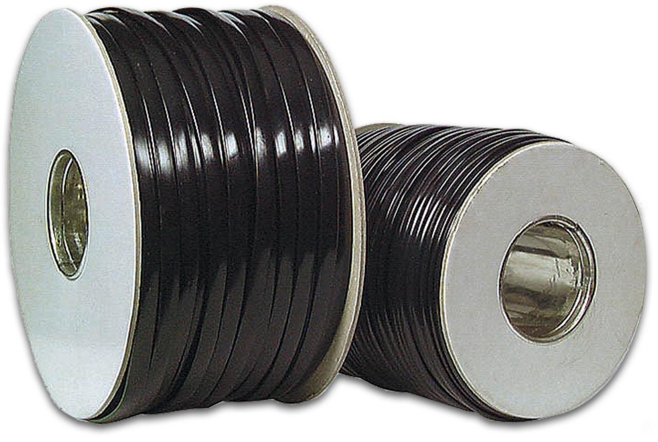 Flachbandkabel, 4-adrig, schwarz, 100m Bund