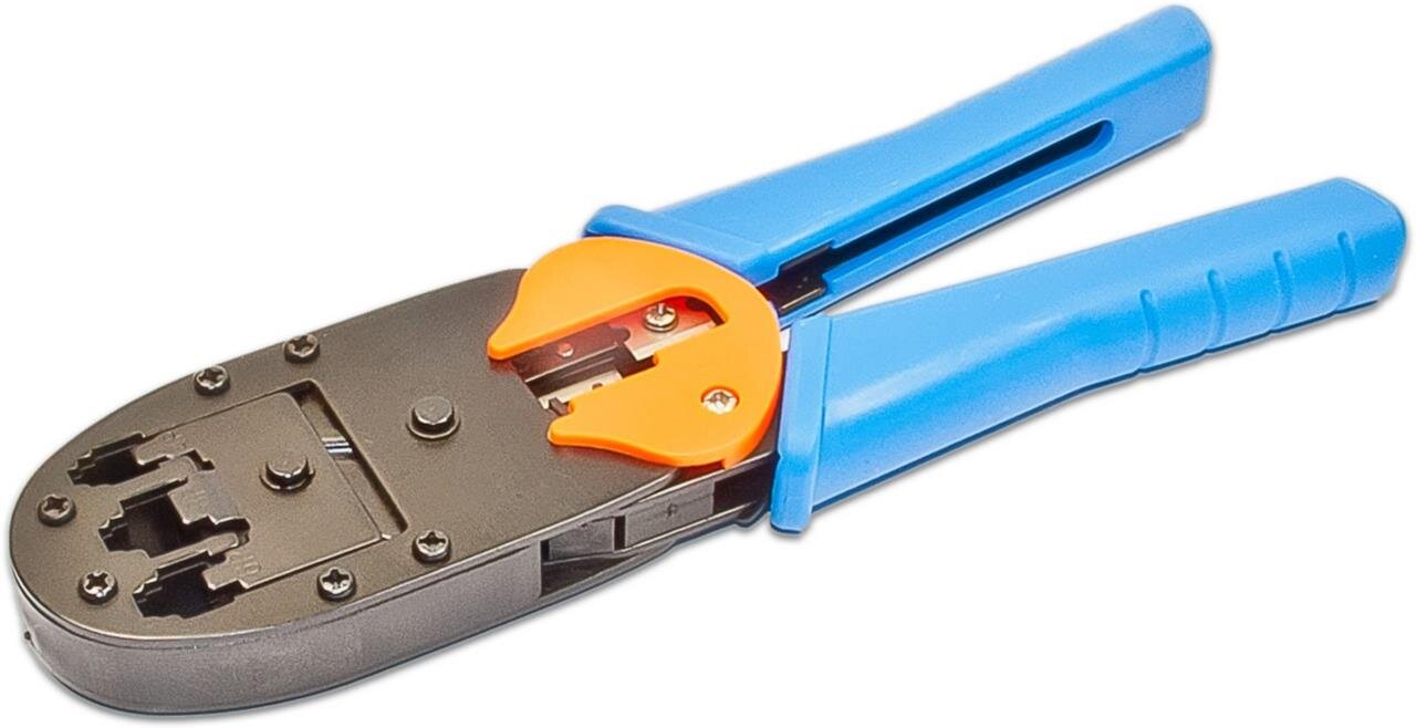 Werkzeugkoffer mit 1x Crimpzange, LSA Anlegewerkzeug, Tester