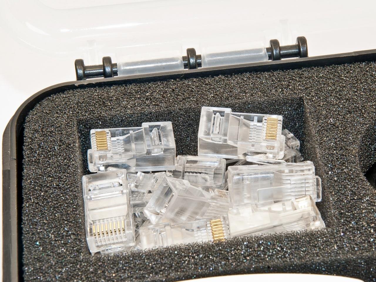 Werkzeugkoffer mit 1x Crimpzange, LSA Anlegewerkzeug, Tester