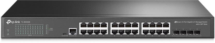 JetStream™ 24-Port Gigabit L2 Managed Switch mit 4 Gigabit SFP Slots