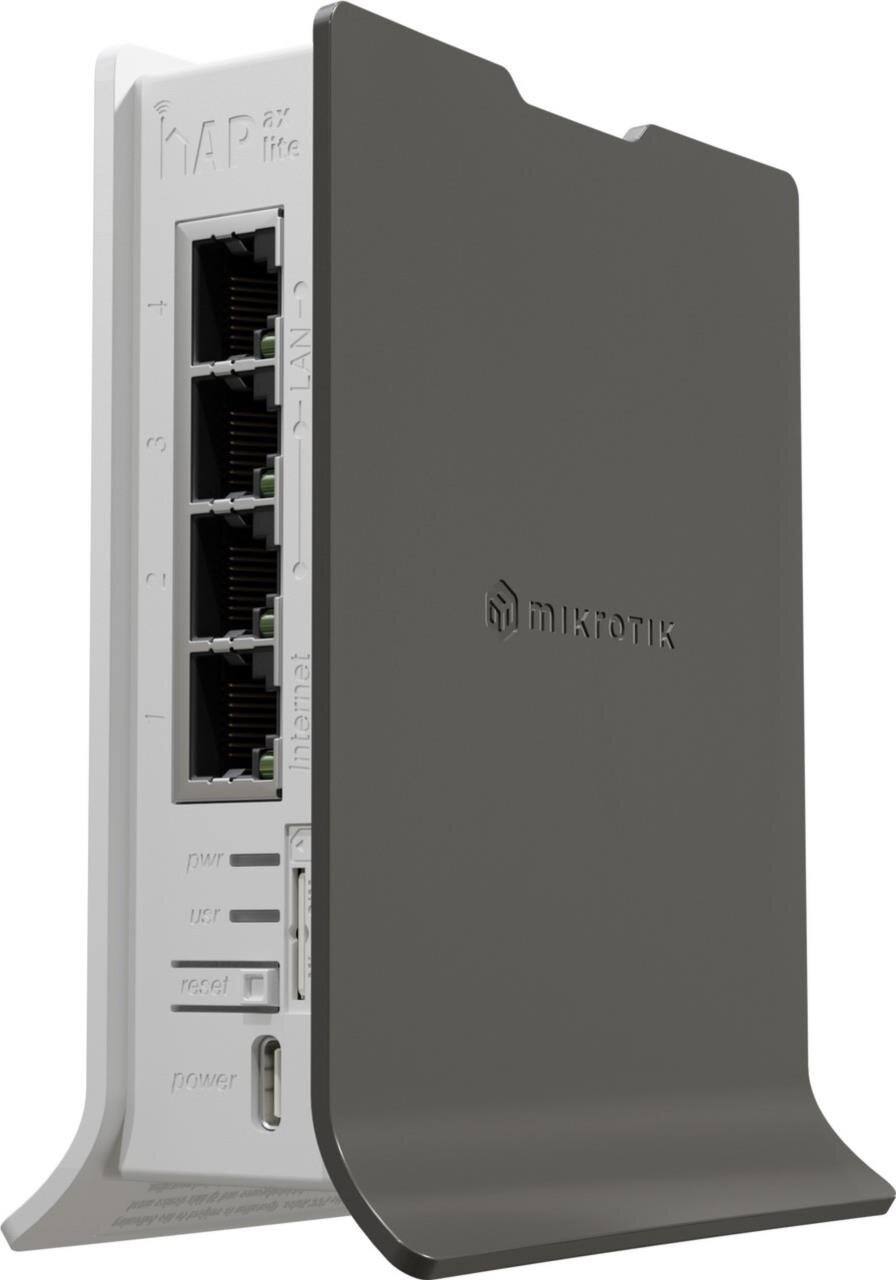 hAP ax lite LTE6, 800 MHz CPU, 256MB Ram, 4x Gbit LAN, 2.4 GHz 802.11 b/g/n/ax
