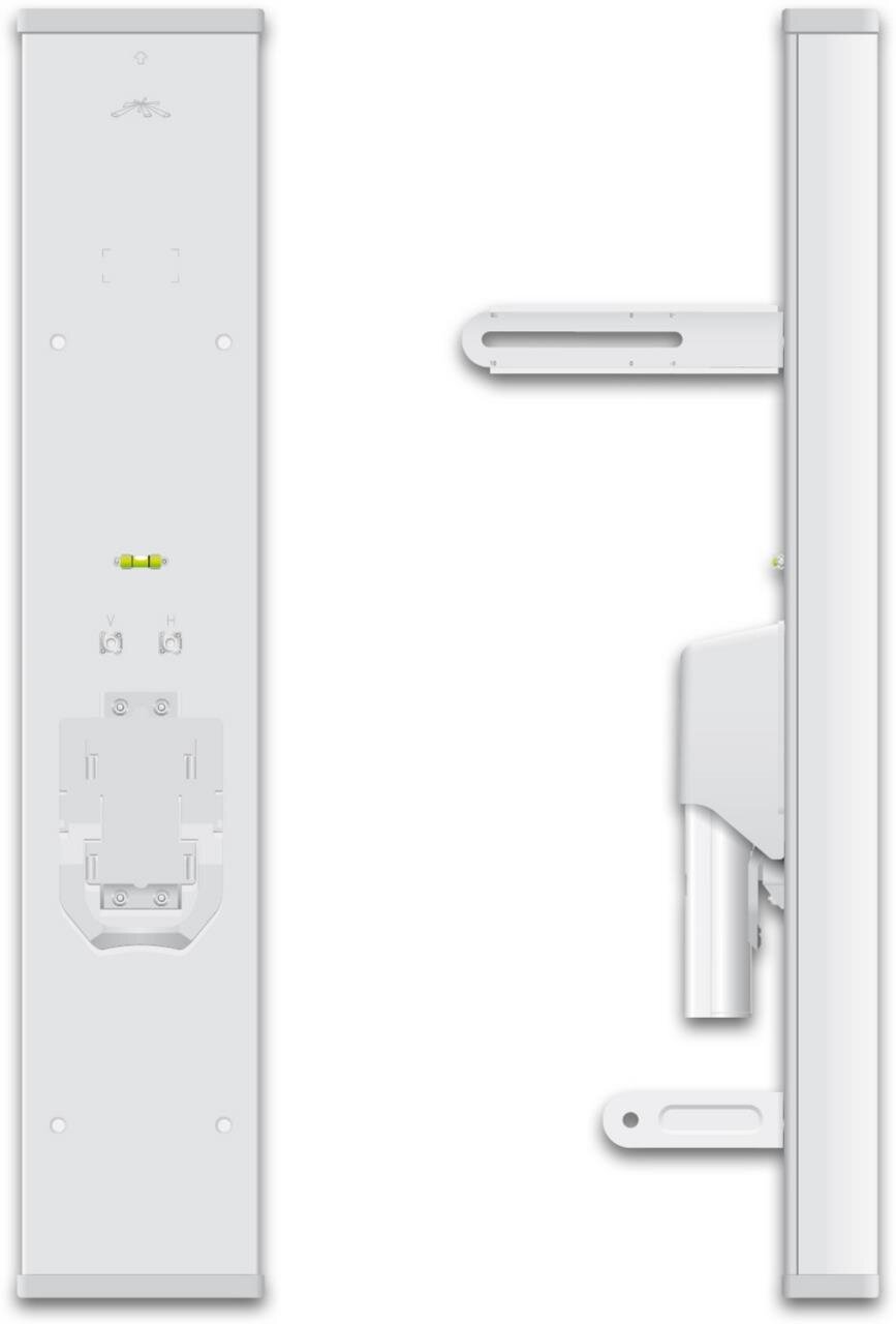4.9-5.9 GHz airMAX Sektorantenne, 19 dBi,120° mit Rocket Kit