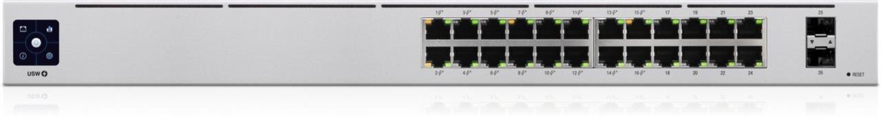 UniFi USW PoE 802.3at 24-Port Gigabit Switch mit SFP, lüfterlos