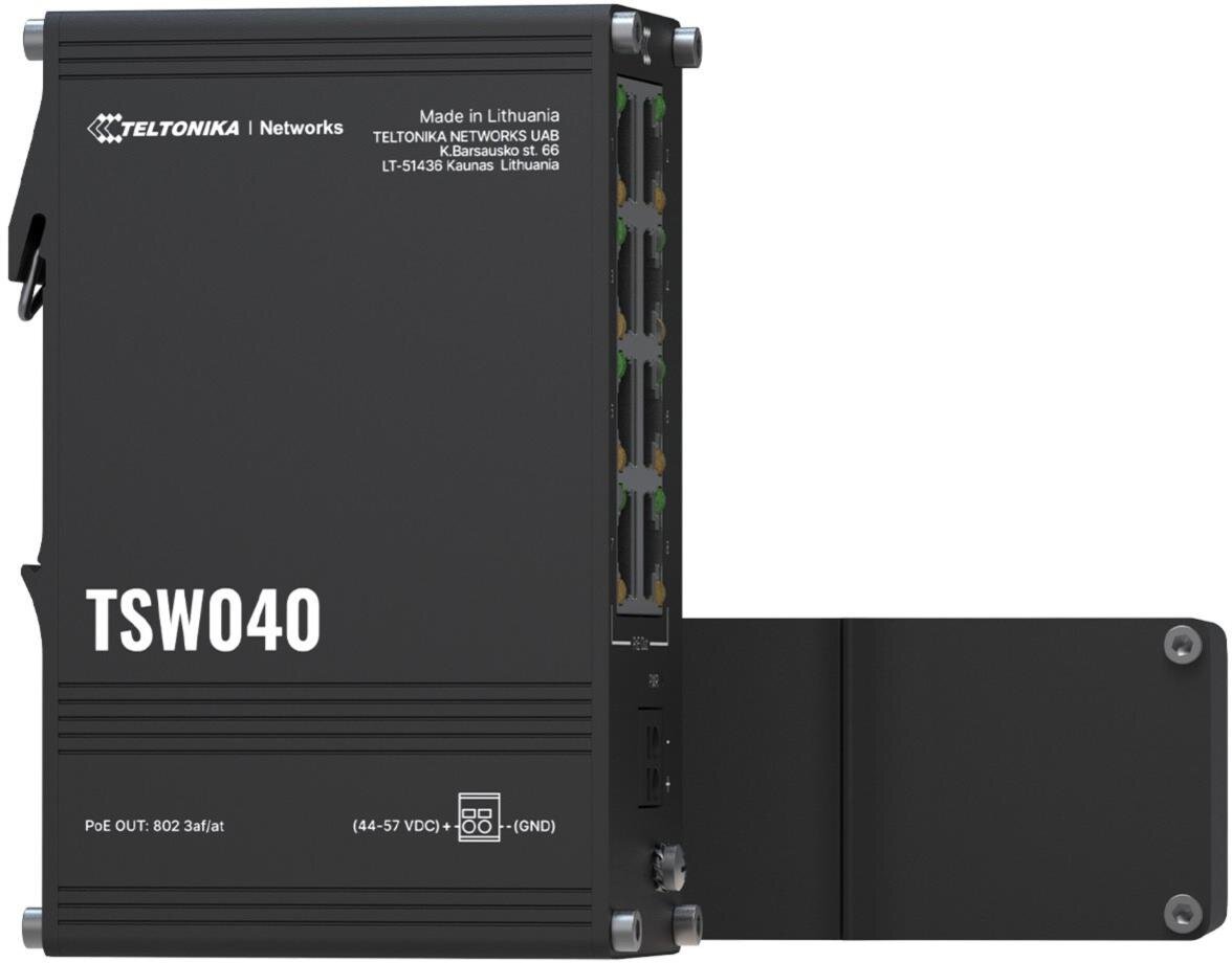 IP30 Industrie 8-Port 100 Mbit unmanaged PoE Switch, -40°C - +75°C