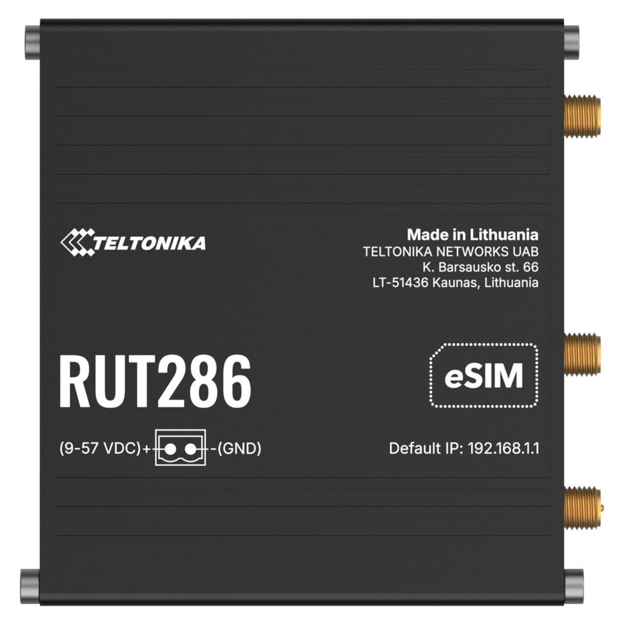 RUT286 - Industrial Global LTE CAT.4 Router, RS232 & RS485