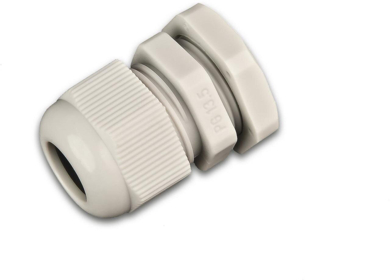 PG13,5 PVC Verschraubung inkl. Gegenmutter