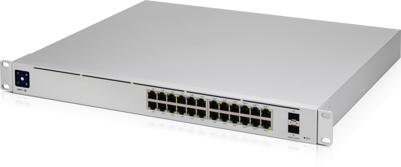 UniFi USW Pro PoE 802.3at/bt 24-Port Gigabit Switch mit Layer3 Features, SFP+