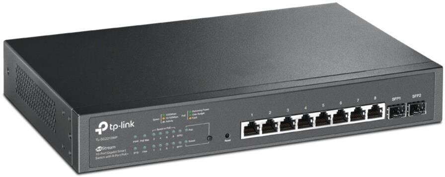 Jetstream-8-Port-Gigabit-Smart-PoE-Switch mit 2 SFP-Slots