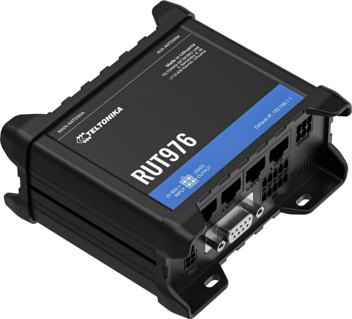 RUT976 - Industrie RedCap 5G Dual SIM Router, mit Ethernet, I/O, GNSS, RS485/232
