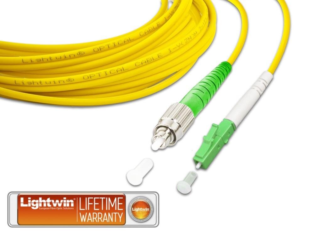 High Quality Simplex LWL Patchkabel, SM, FC/APC - LC/APC