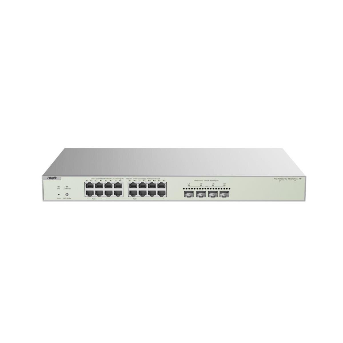 16-Port Multi-Gigabit Layer 2 Managed Switch, 4x PoE++, 12x PoE+, 4x SFP+