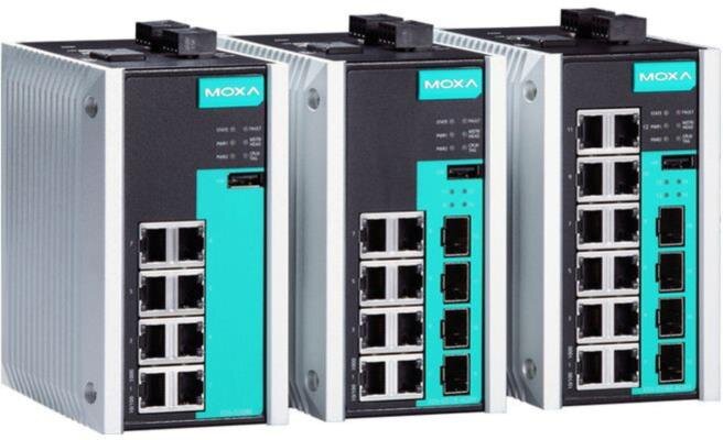 EDS-508E/512E Serie, Full Gigabit managed Ethernet Switche