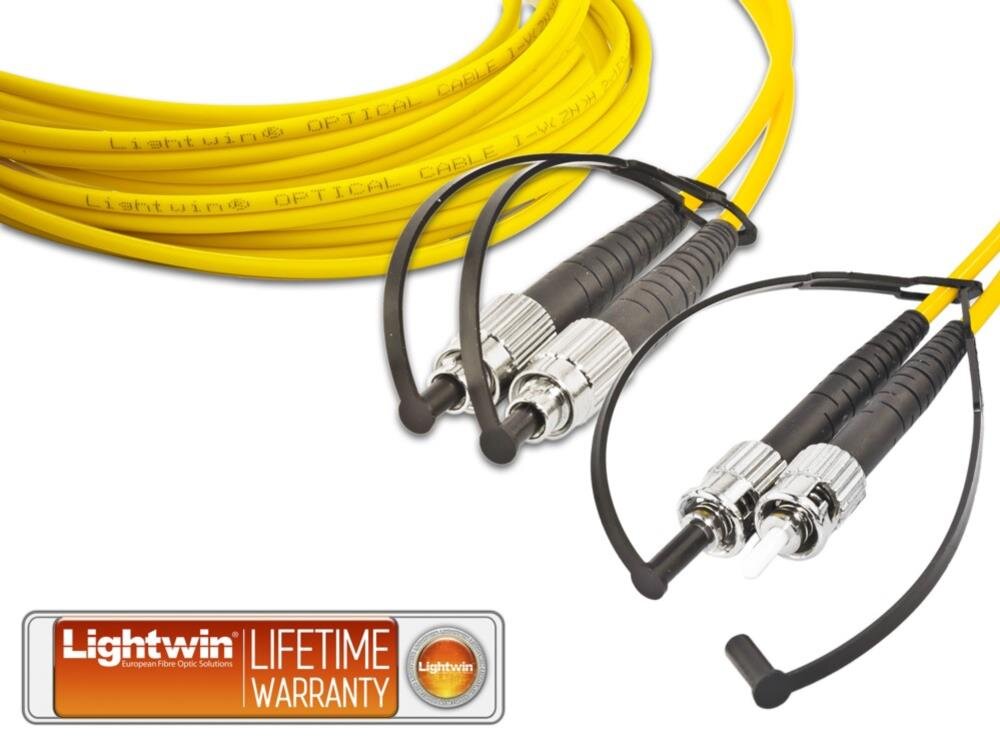 High Quality Duplex LWL Patchkabel, SM, FC - ST