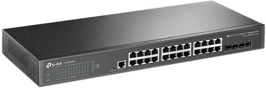 JetStream™ 24-Port Gigabit L2+ Managed Switch mit 4 10GE SFP+ Slots