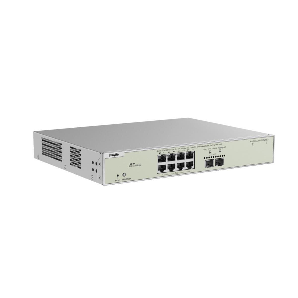 8-Port Multi-Gigabit Layer 2 Managed Switch, 8x PoE++, 2x SFP+