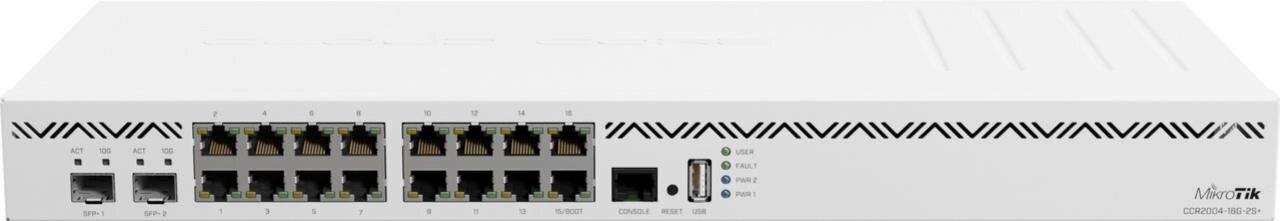 Cloud Core Router mit 4-Core CPU, 16x 1GB, 2x 10GB SFP+, Dual PSU