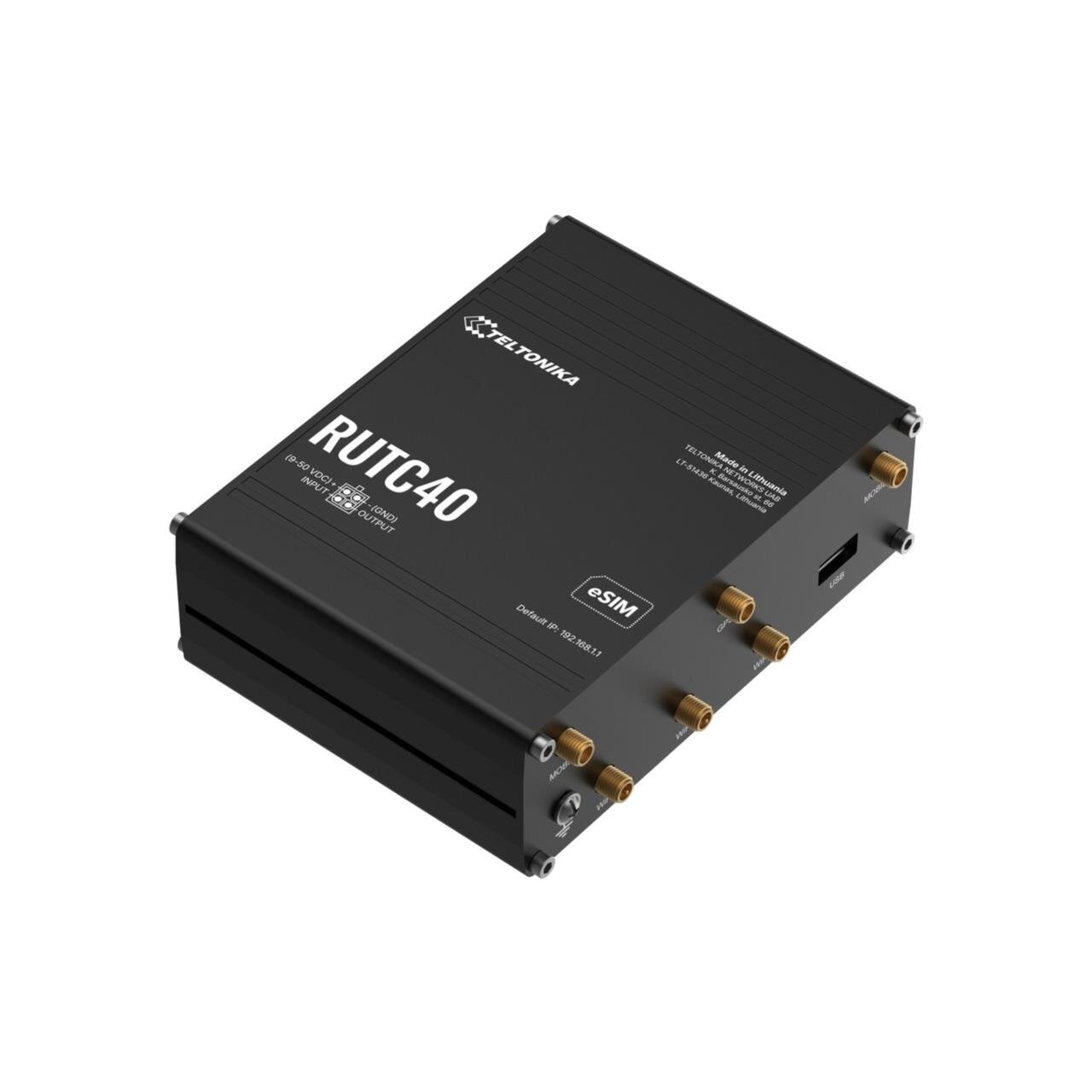 RUTC40 - Global 4G CAT 4 Edge Router, Wi-Fi 6