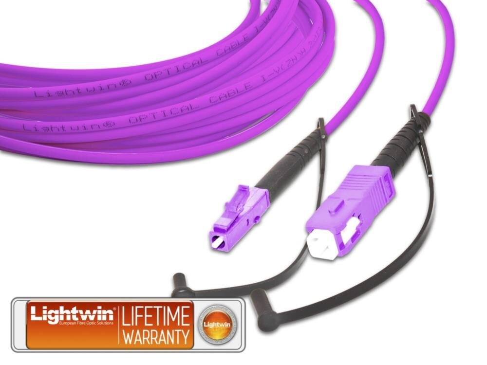 High Quality Simplex LWL Patchkabel, MM OM4, LC - SC 