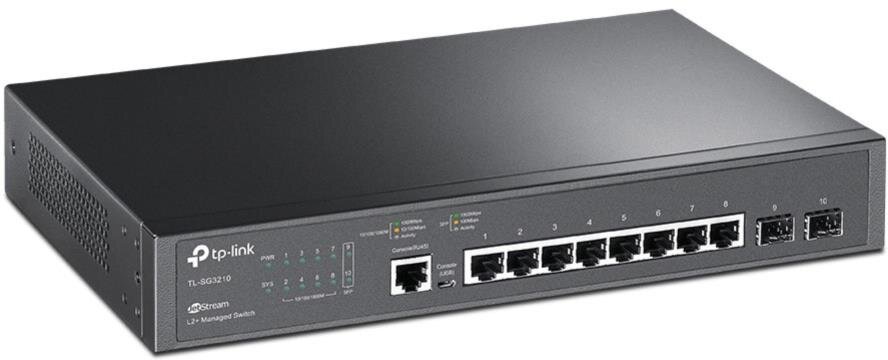 JetStream™ 8-Port Gigabit L2+ Managed Switch mit 2 SFP Slots