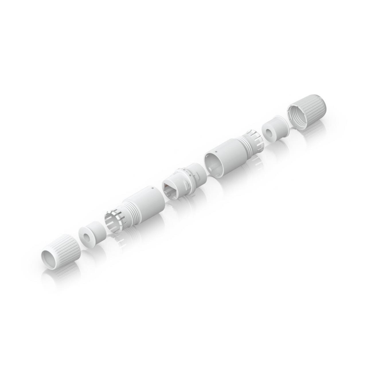Ubiquiti Verbinder RJ45/RJ45, KAT6A, geschirmt, 1:1, Outdoor, 2er-Pack