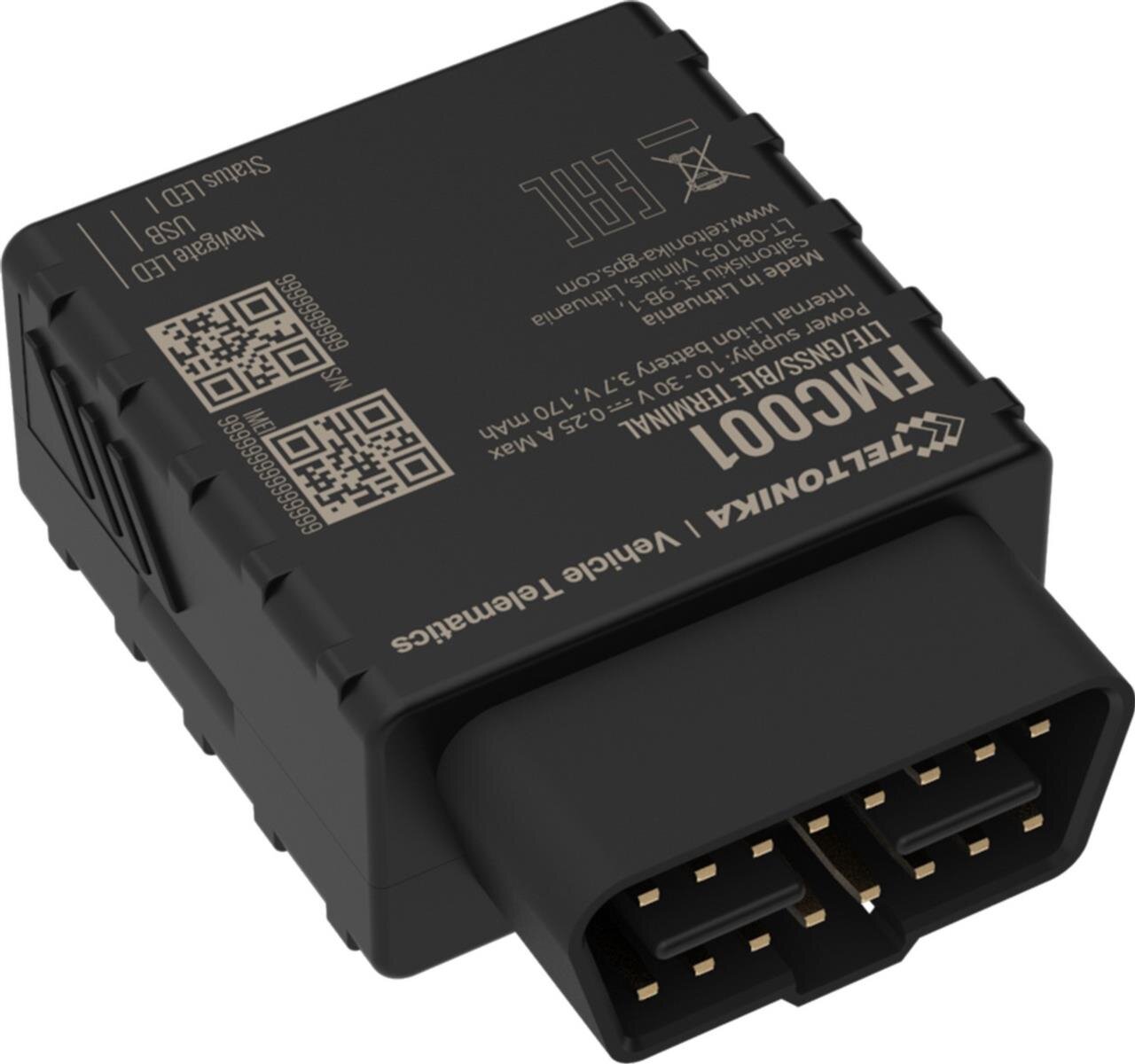 FMC001 LTE / GNSS / BLE Plug-and-Play-OBD-Tracker