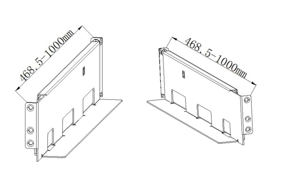 R-Serie USV-Rack-Schiene mit 4 Pfosten