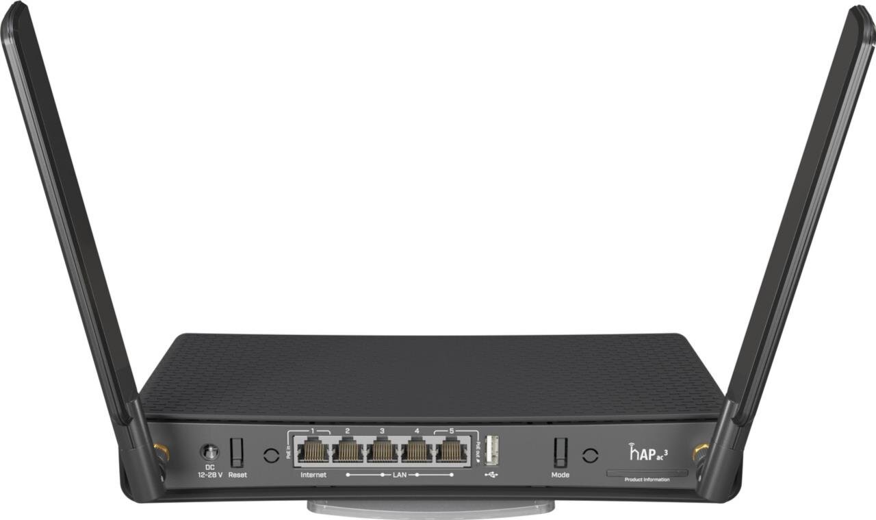 hAP ac³ Dual 2.4/5GHz AP, 802.11a/b/g/n/ac, 5xLAN, USB für Storage