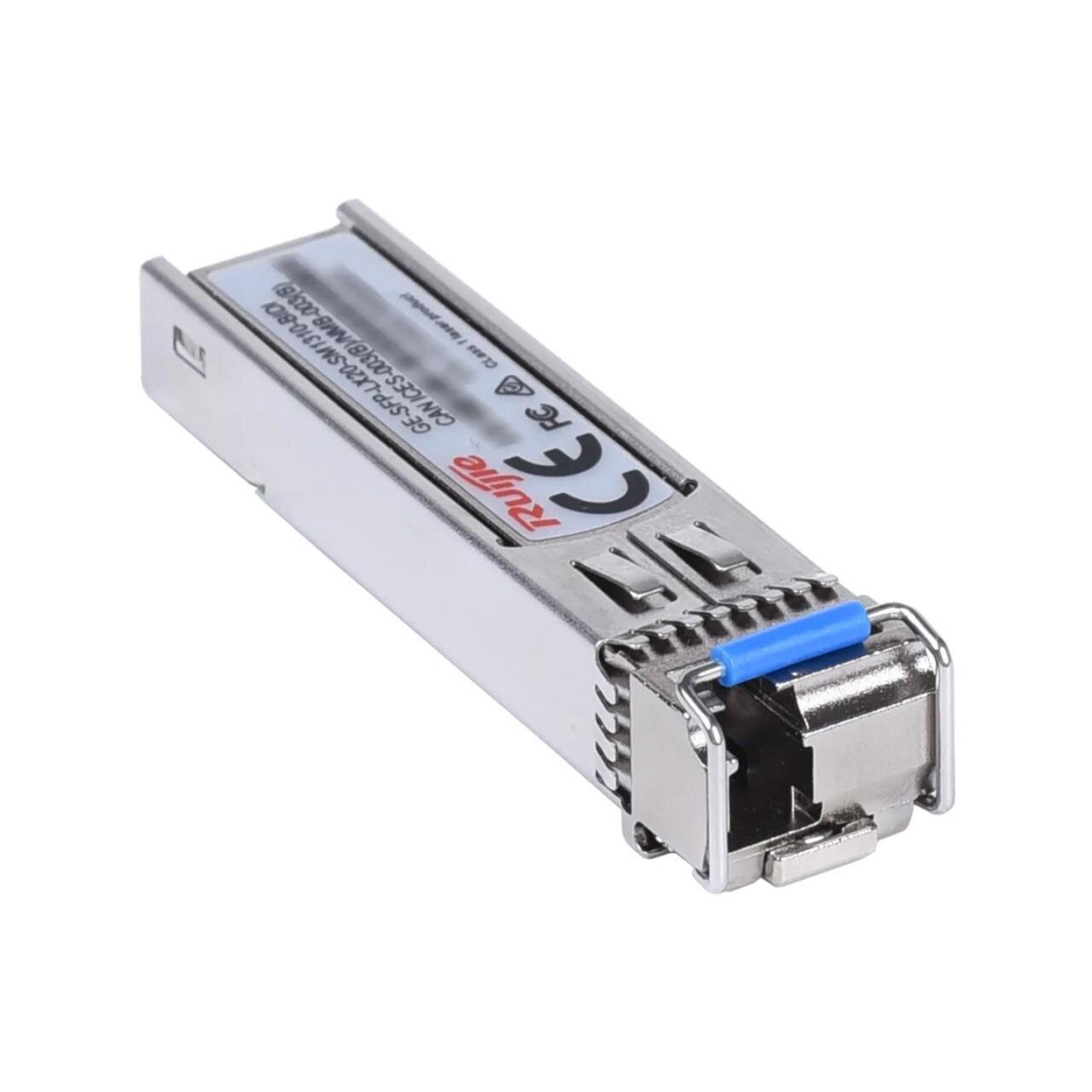 1000BASE-LX SFP 1310nm-TX/1550nm-RX, 20km, DDM Simplex LC, Singlemode