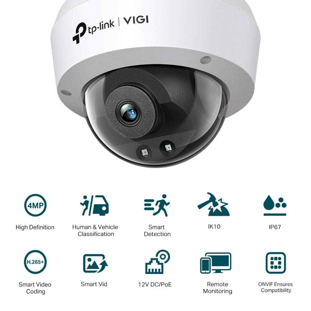 VIGI 4MP IR Dome Netzerk Kamera